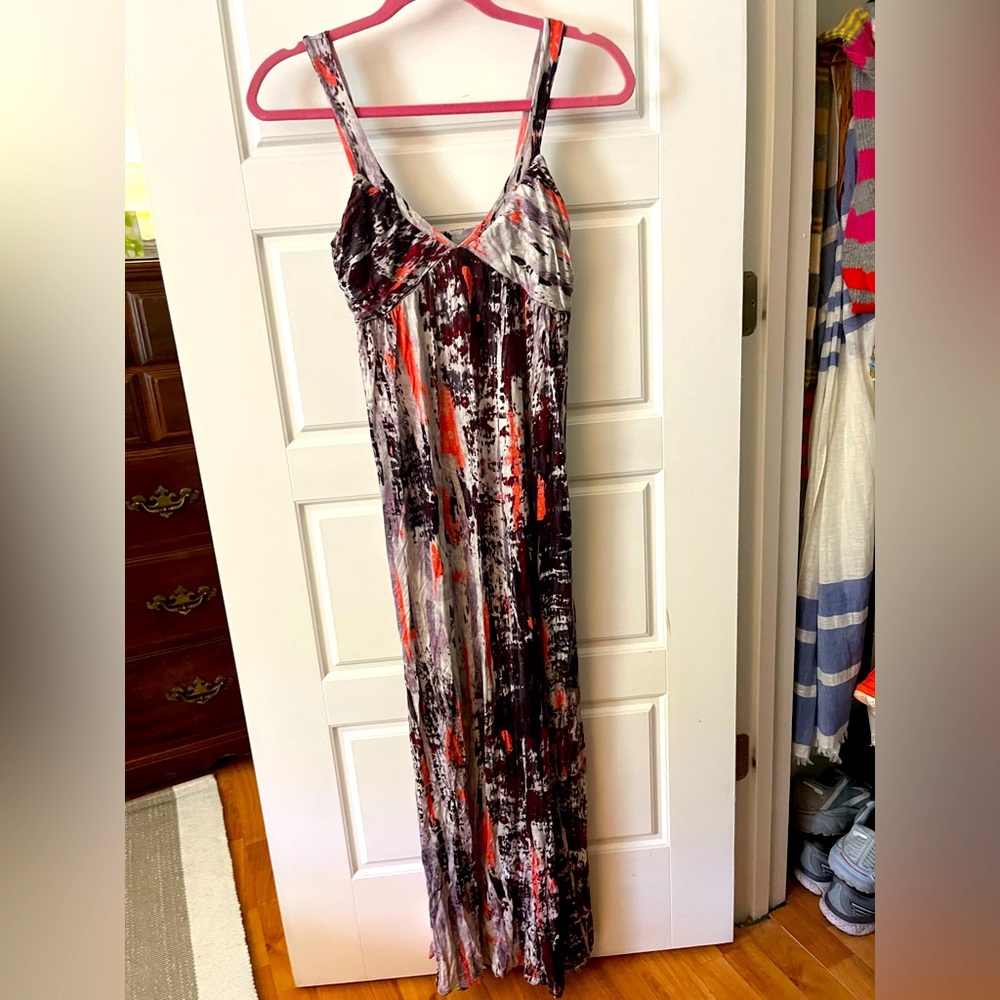 Three Dots tie-dye maxi, sz XS